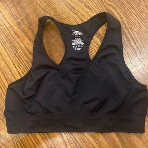 Crane xl black sports bra unpadded